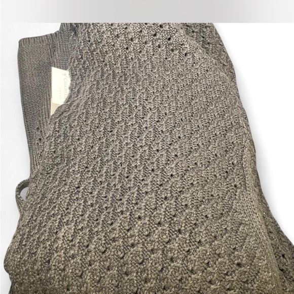 Charter Club Black Knitted Cardigan Sweater with Tie Closure - Picture 5 of 5